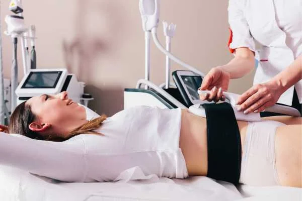 woman having body sculpting to help improve her body image and her mental health Barnes